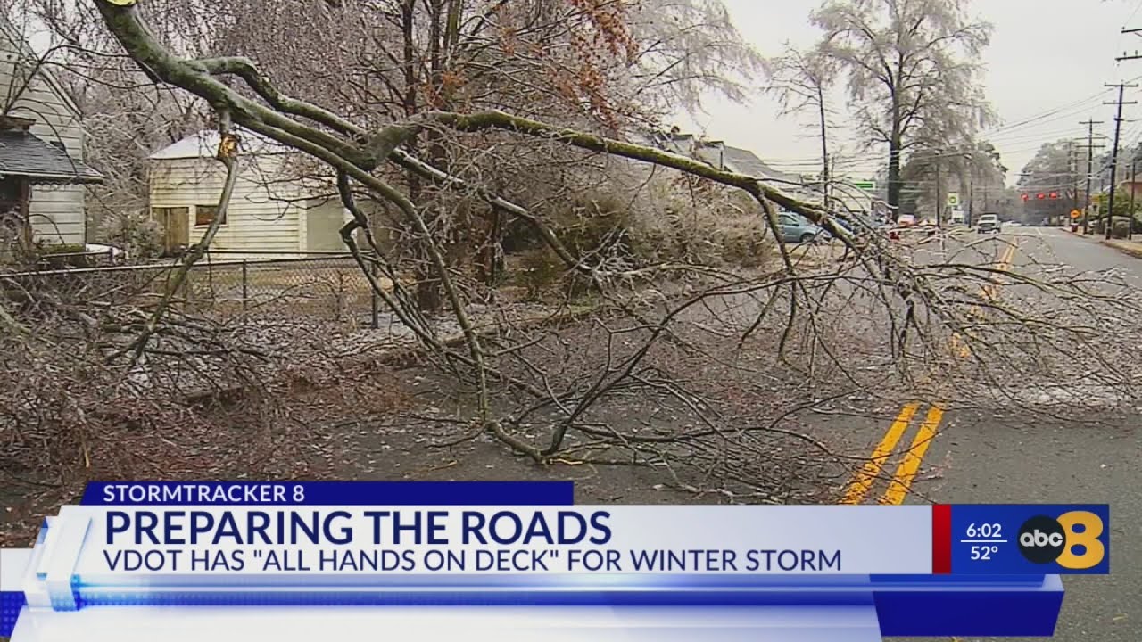 VDOT prepares for winter storm, drivers warned to avoid travel