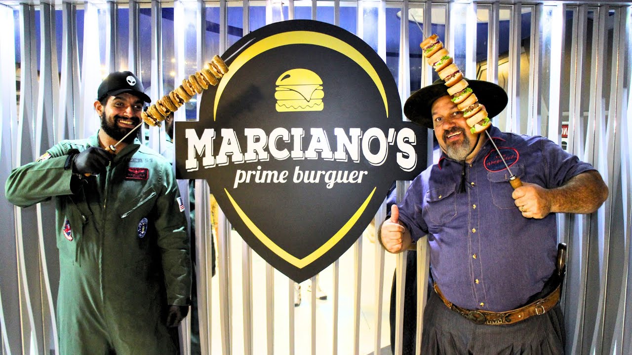 ESPETO CORRIDO DE HAMBÚRGUER NA MARCIANO'S!