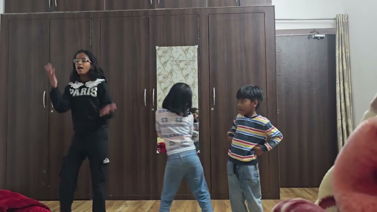 Kids dancing for fun 