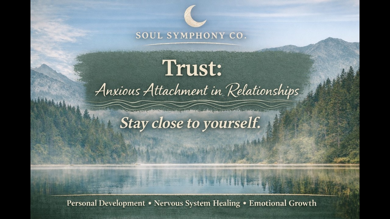 Soul Symphony Co. | TRUST | Anxious Attachment in Relationships #psychology #trust #mindfulness