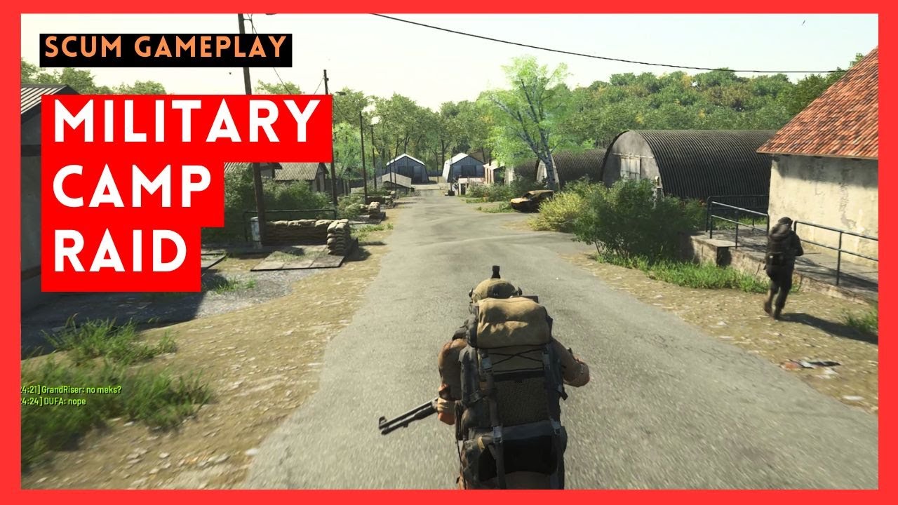 SCUM CO OP Gameplay MILITARY CAMP RAID  Server ZTV AUS