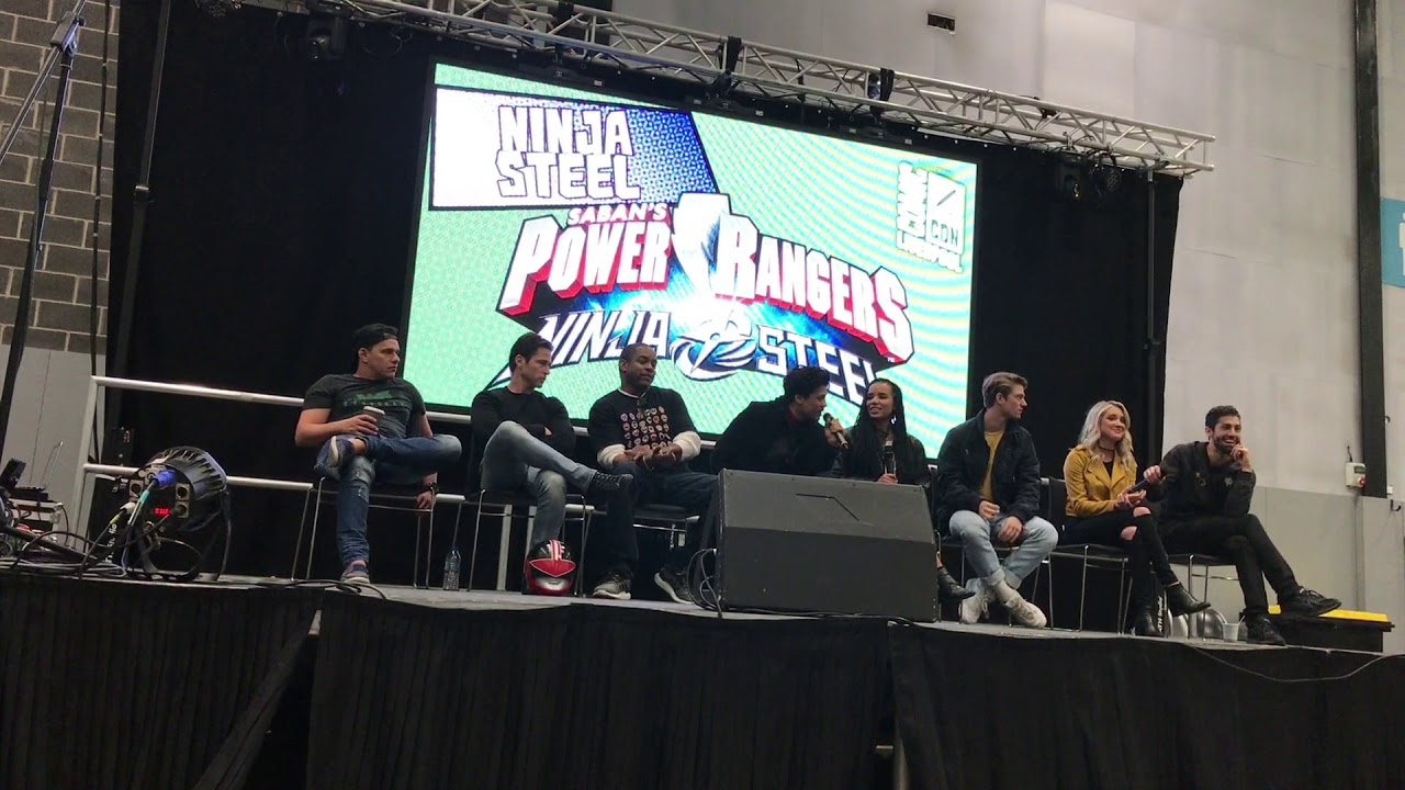 Ninja Steel Reunion Power Ranger panel At Comic Con Liverpool 10/3/2019