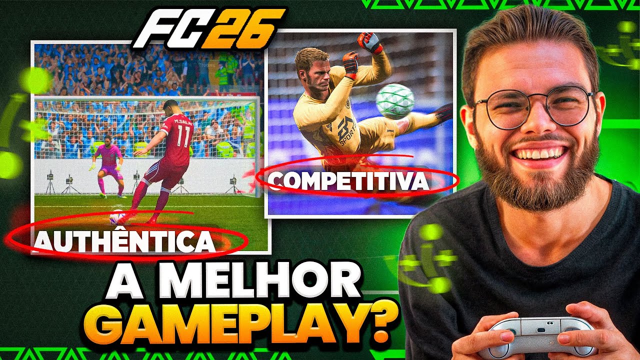 A VERDADE sobre a GAMEPLAY do EA FC26!