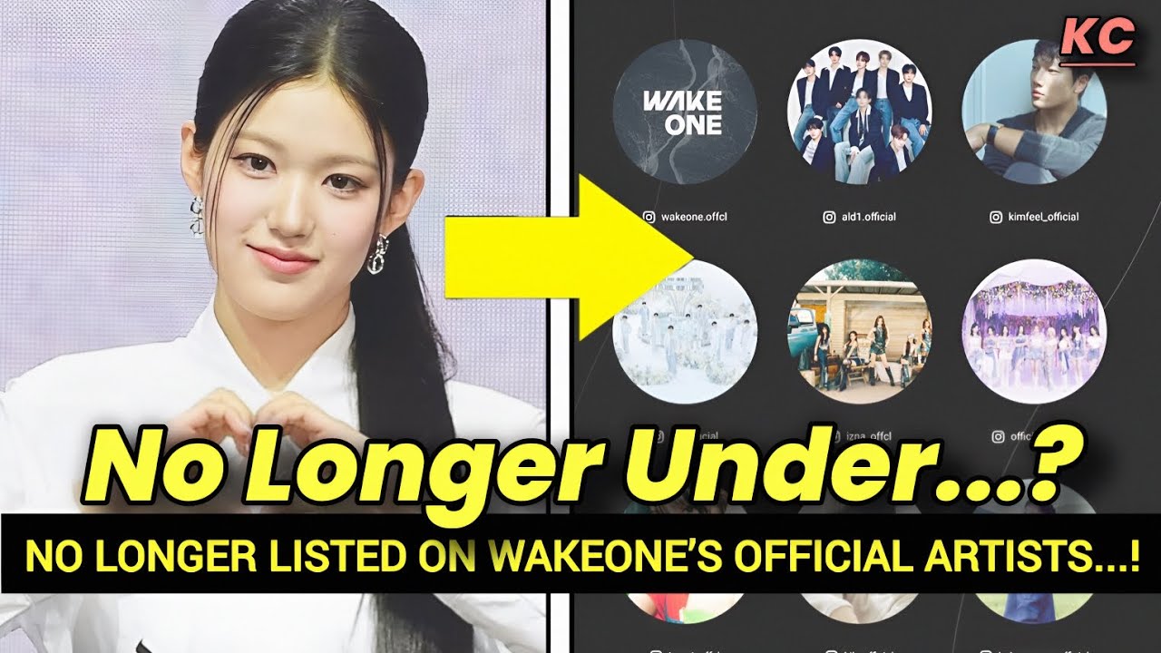 Поклонники заметили, что Юн Джиюн больше не указана на официальной странице артистов WakeOne.