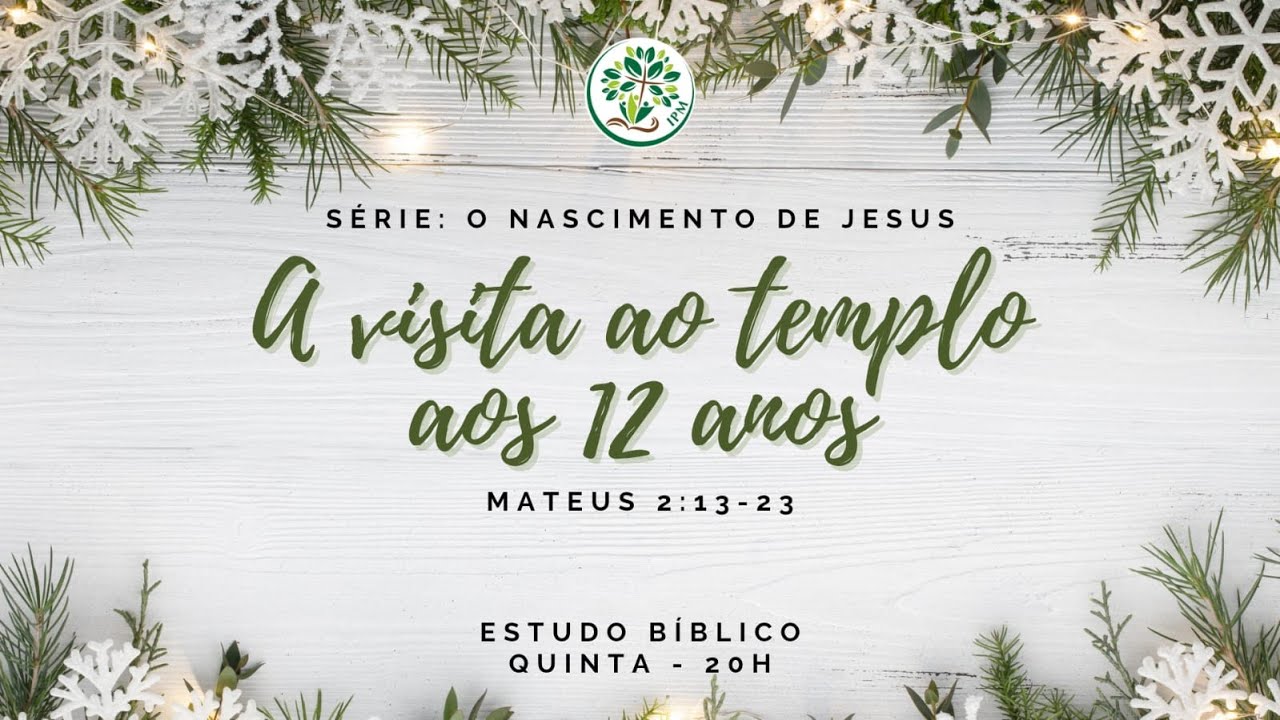 Estudo b&iacute;blico - 20H | Rev. Guilherme Breves | Igreja Presbiteriana de Mesquita