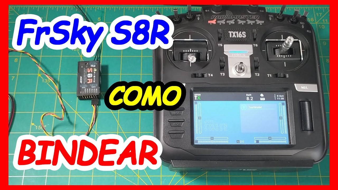 FrSky S8R  -  Como bindear con la Radiomaster TX16S y la Taranis QX7 #español, consejos