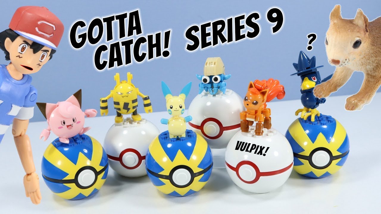 Pokemon Toys Series 9 Vulpix Clefairy Minun Elekid & More MEGA CONSTRUX