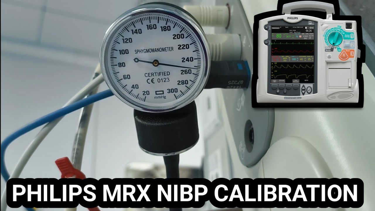 PHILIPS MRX NIBP CALIBRATION #nibpcalibraton #philipsmrx #defibrillator