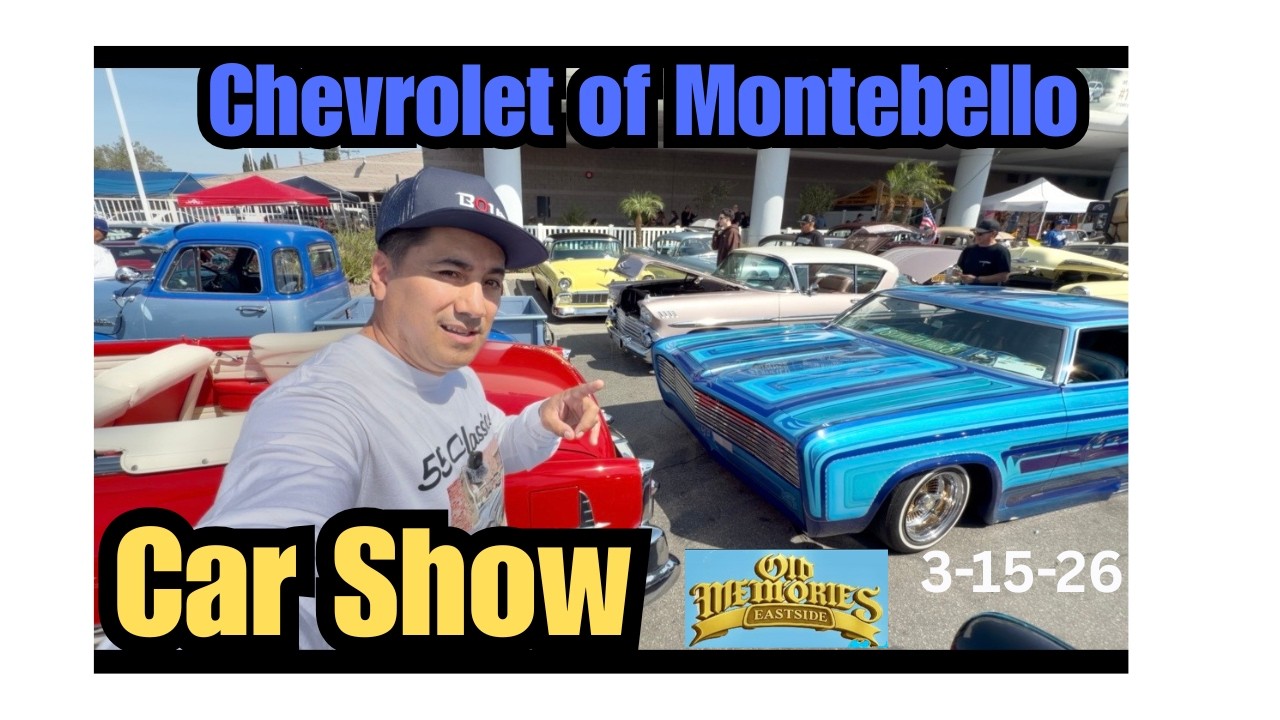 Chevrolet of Montebello Classic Car Show - March 15, 2026 Dealership and Service. California USA