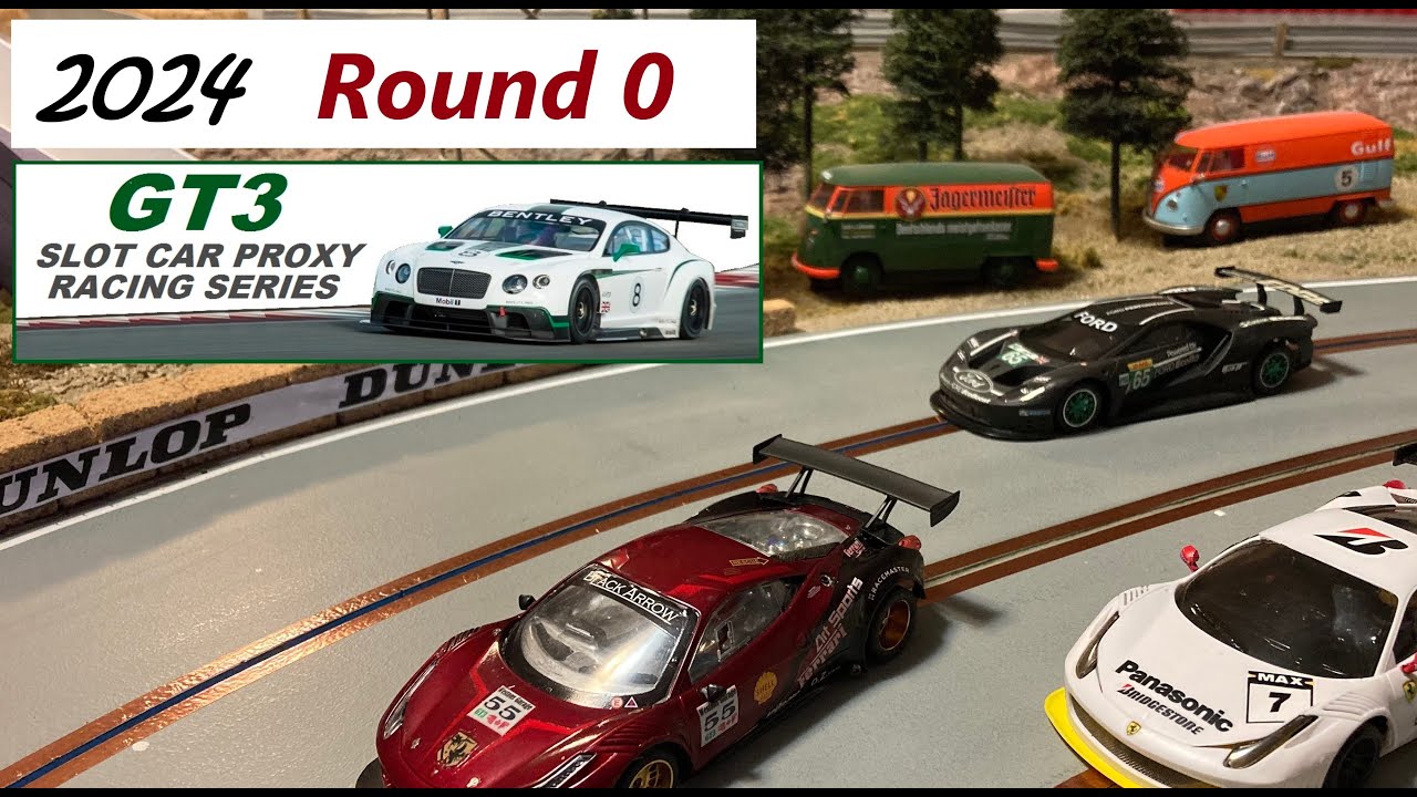 2024 GT3 Slot Car Proxy Round 0 Testing