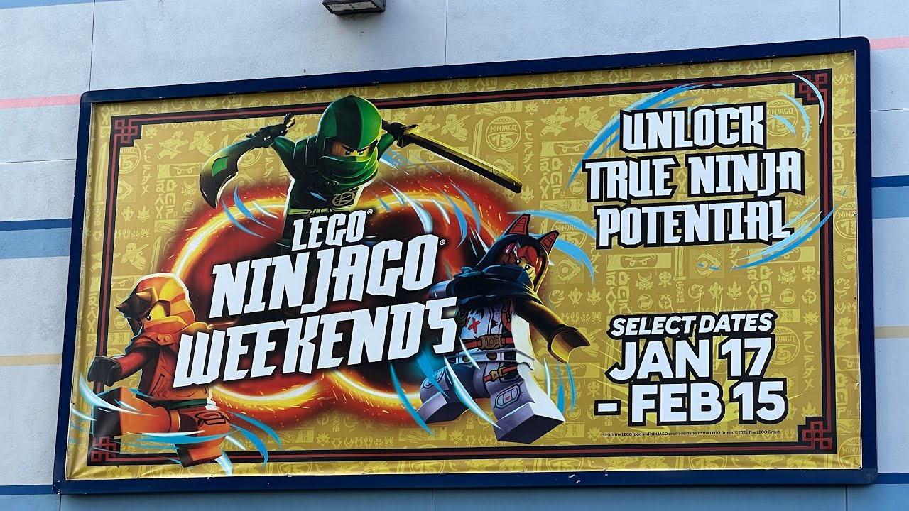Legoland Florida Ninjago Weekend 2026 with Ride POV and Show