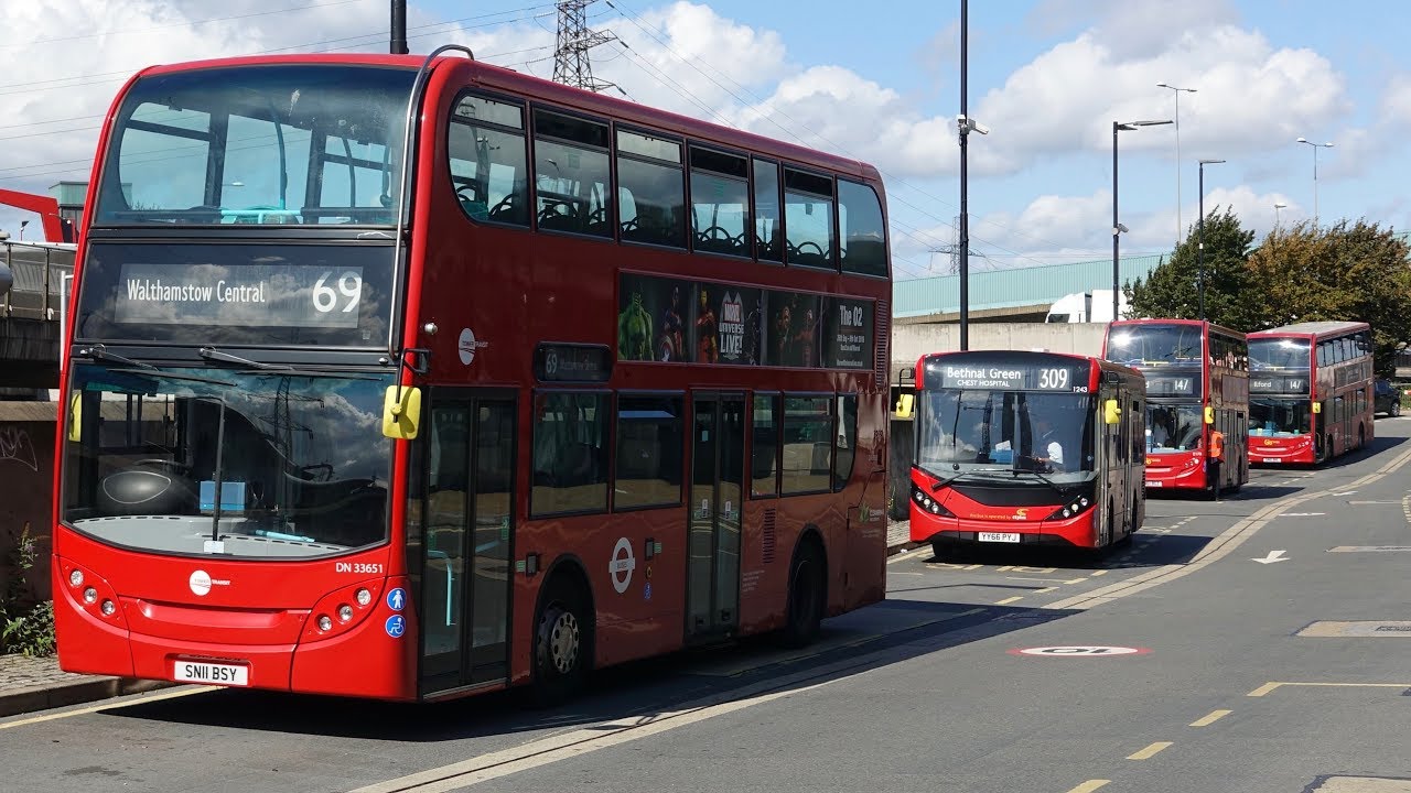 London Buses - Route 69 - Walthamstow Central to Canning Town