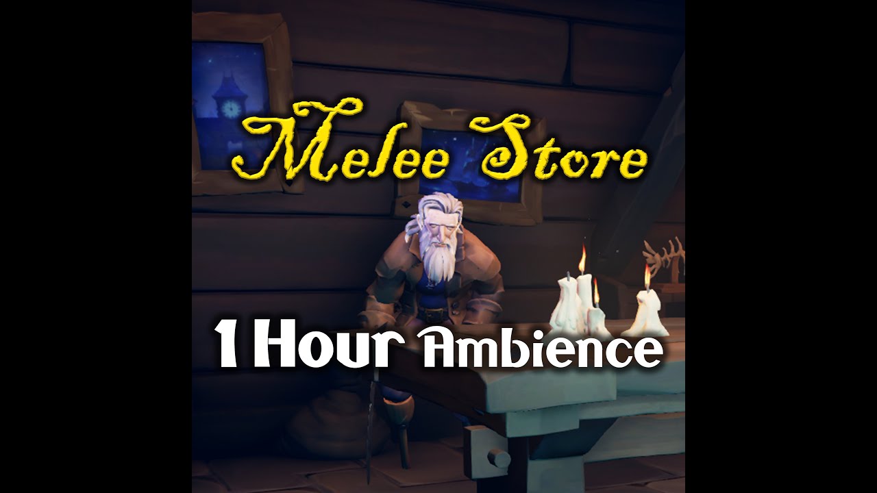 1 Hour Mêlée Store Ambience |  The Legend of Monkey Island | Sea of Thieves Monkey Island OST