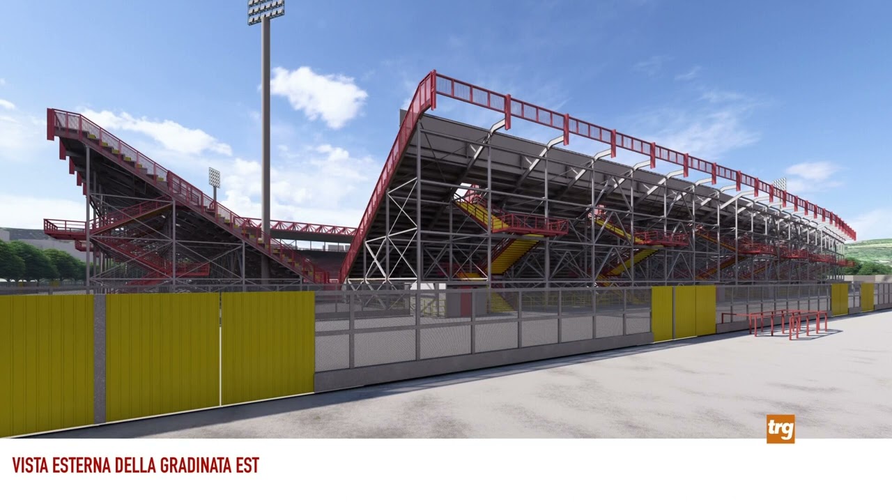 Presentato il progetto del nuovo stadio Renato Curi di Perugia