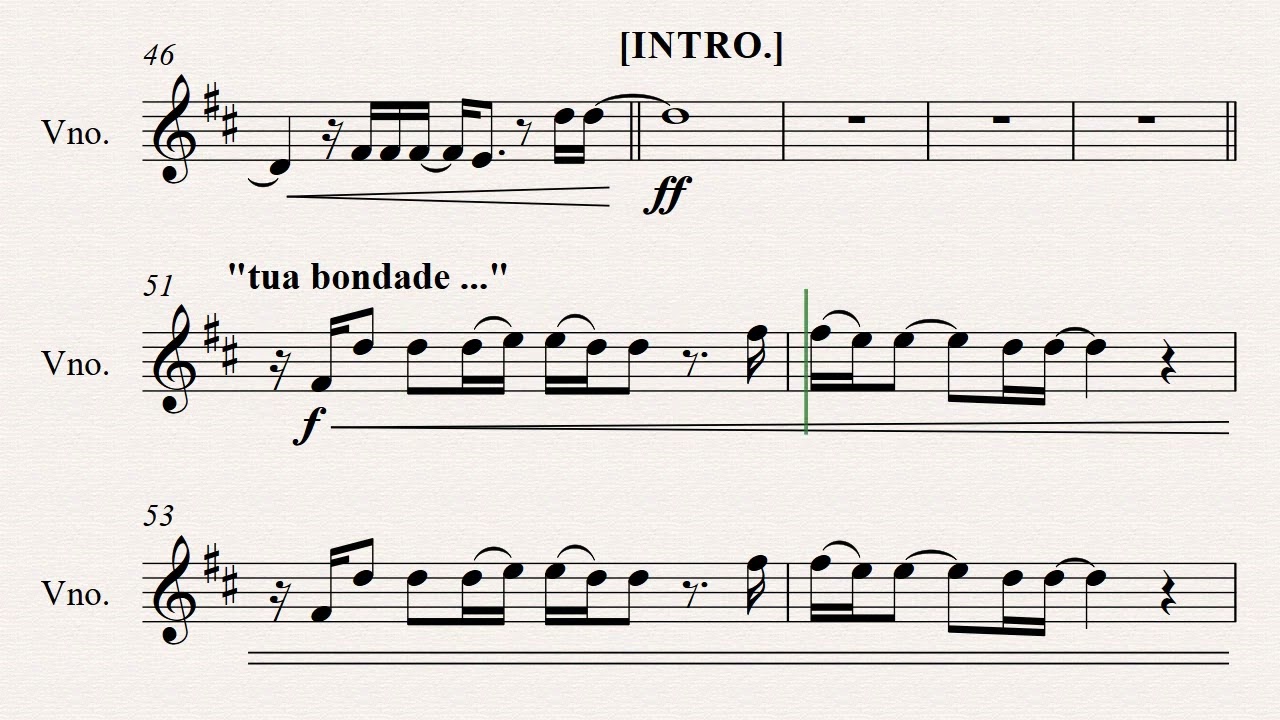 BONDADE DE DEUS - Goodness of God | Isaías Saad [ Partitura de Violino ] 👇PARTITURA PDF👇