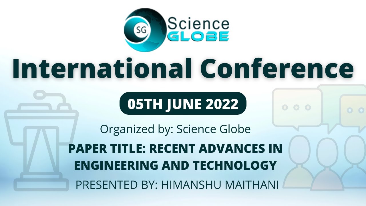 International virtual conference,05th June 2022 | Science Globe