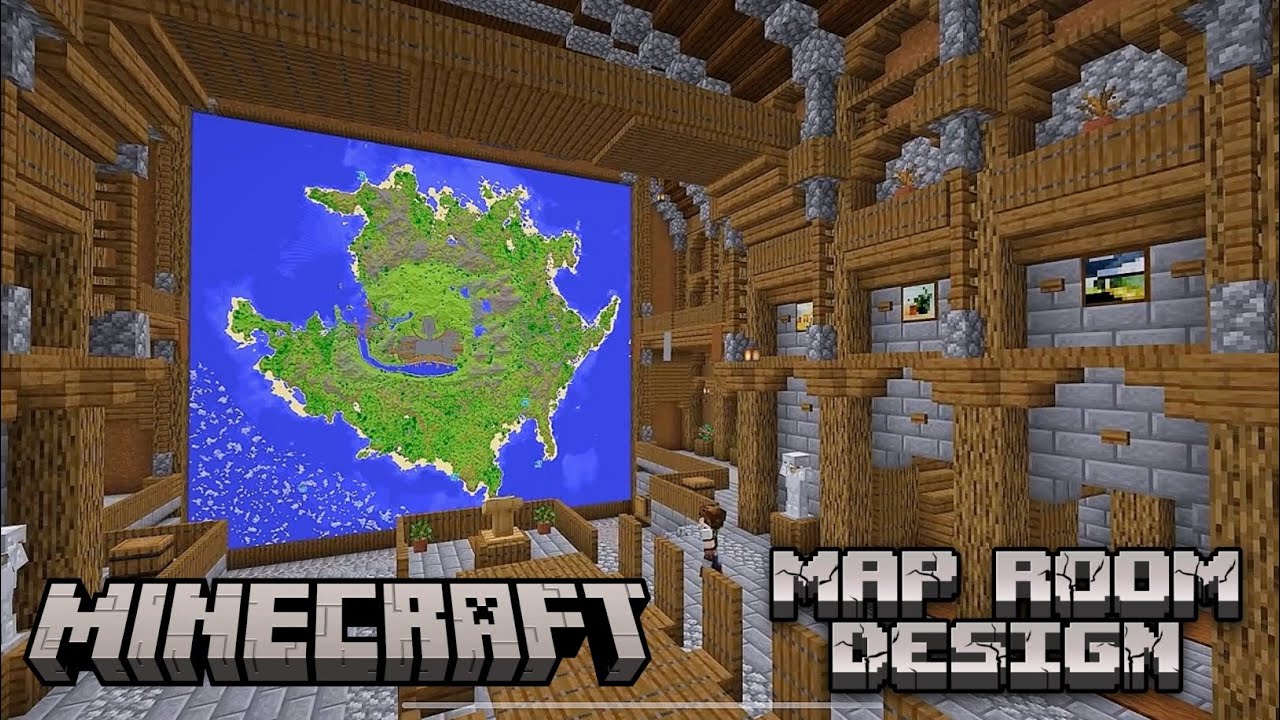 Map Room Design (MINECRAFT) - By Jeracraft