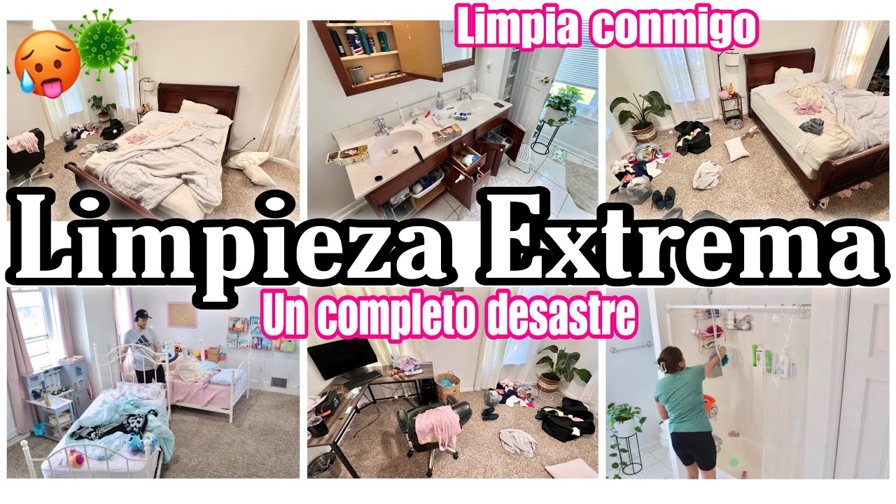 ✅*NUEVO* LIMPIEZA EXTREMA Y PROFUNDA🥵UN COMPLETO DESASTRE😳LIMPIEZA DESPUÉS DE 2 SEMANAS SIN LIMPIAR😨