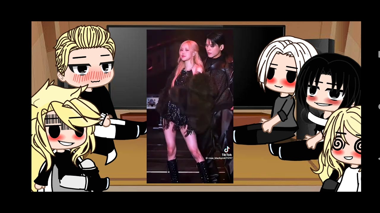 mikey's rect takemichi as rose Black pink