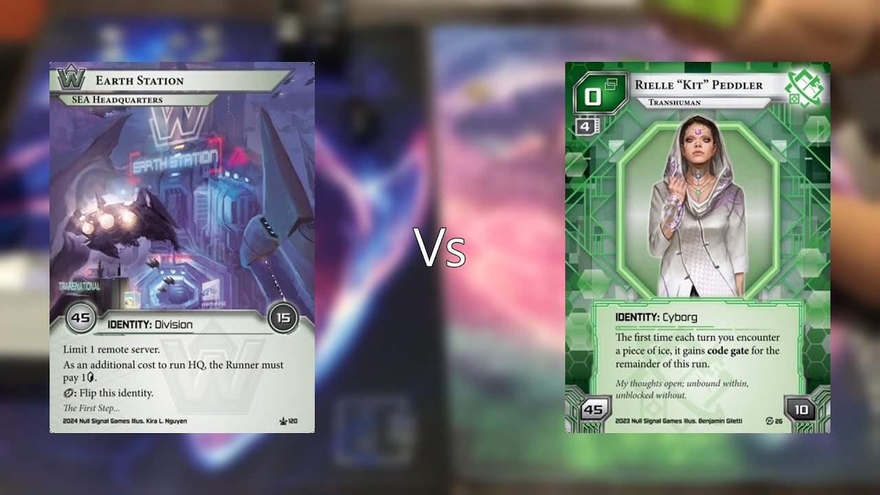 Netrunner 2024 H1 Circuit Opener, R1 - Earth Station vs Kit
