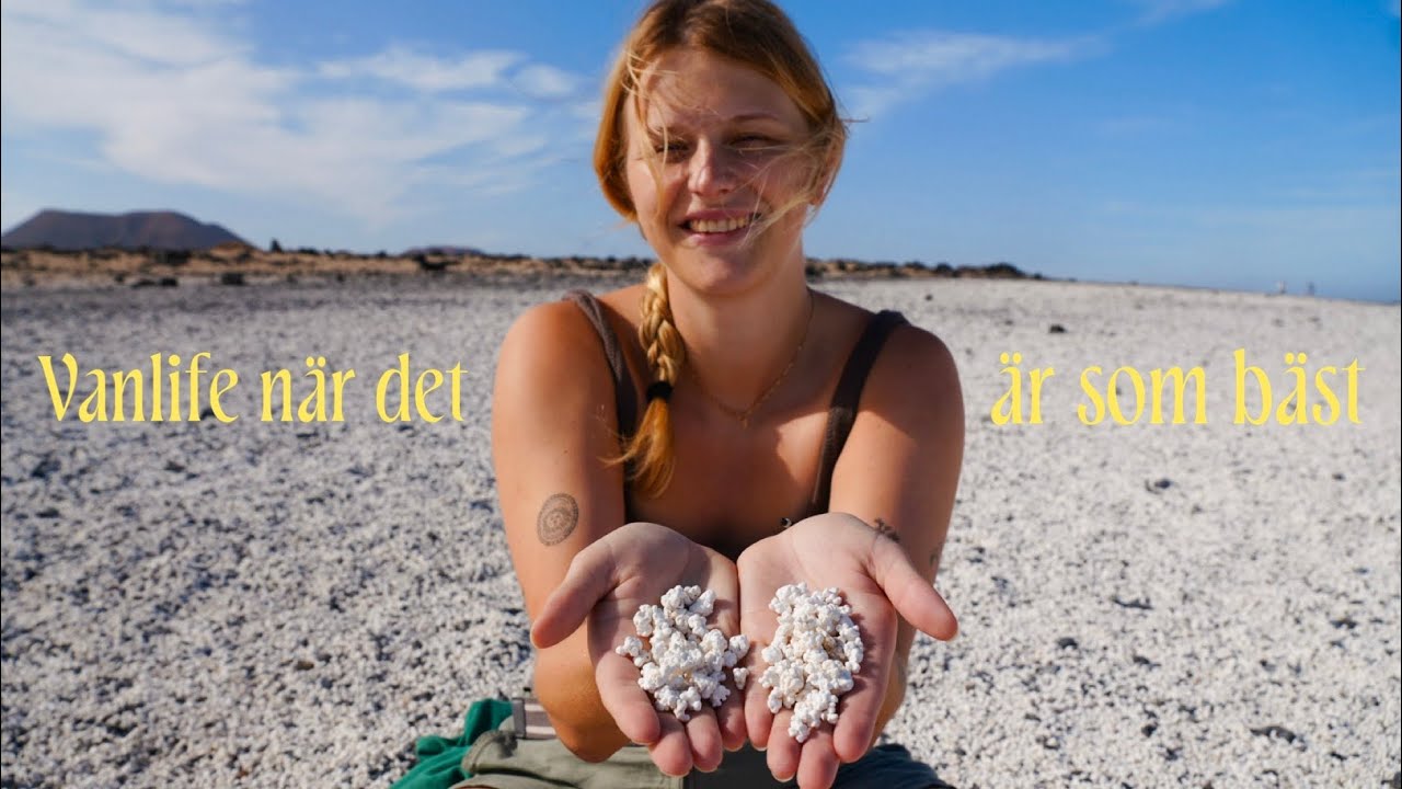 VANLIFE: STRAND GJORD AV POPCORN? 🍿  Hur är det ens möjligt?