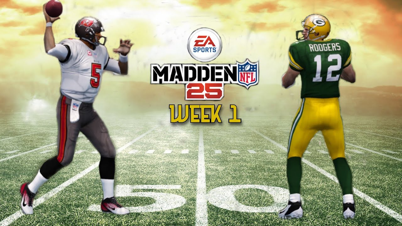 Madden 25 Packers Franchise - Week 1 2014 - INSANE GAME!!! (No Commentary)