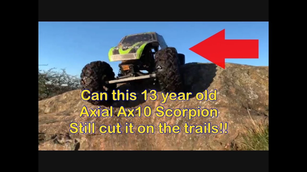 Will it survive! 13 year old Axial Ax10 rock crawler, crawling with Traxxas Trx4, Axial Scx10.2