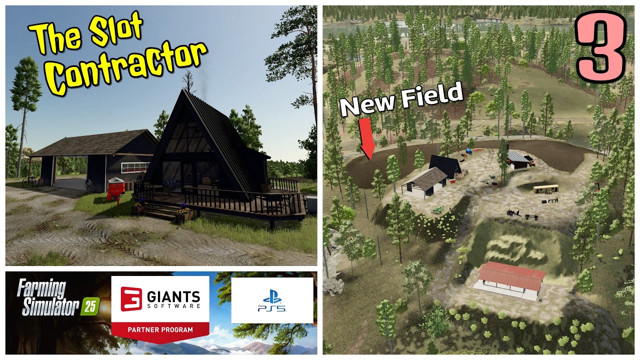 Silverrun Forest LIVE / The Slot Contractor / Ep 3 / FS25 / PS5 / RustyMoney