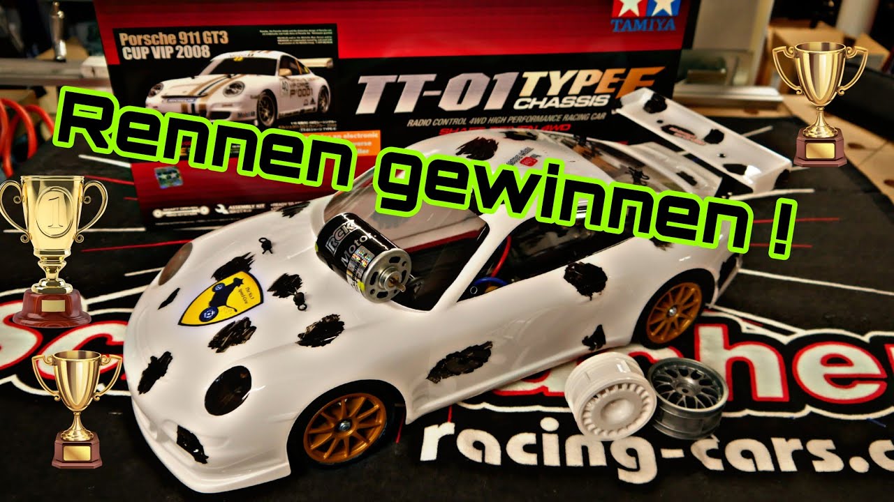 Rennen gewinnen! Beim RCK Porsche Cup mit dem Tamiya TT-01E