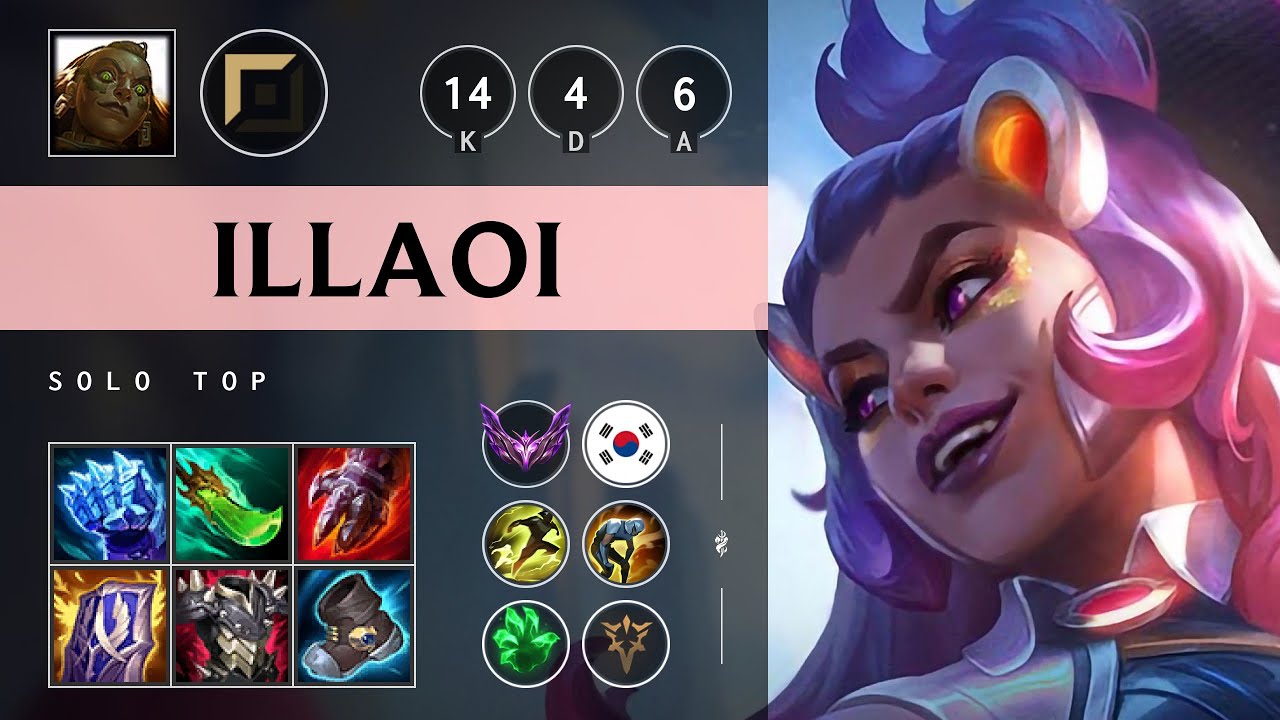 Illaoi Top vs Irelia - KR Master Patch 25.07