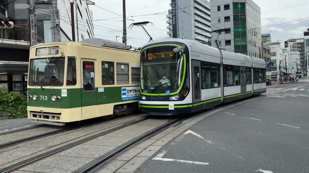 広島電鉄路面電車　2025.05.23 広島駅