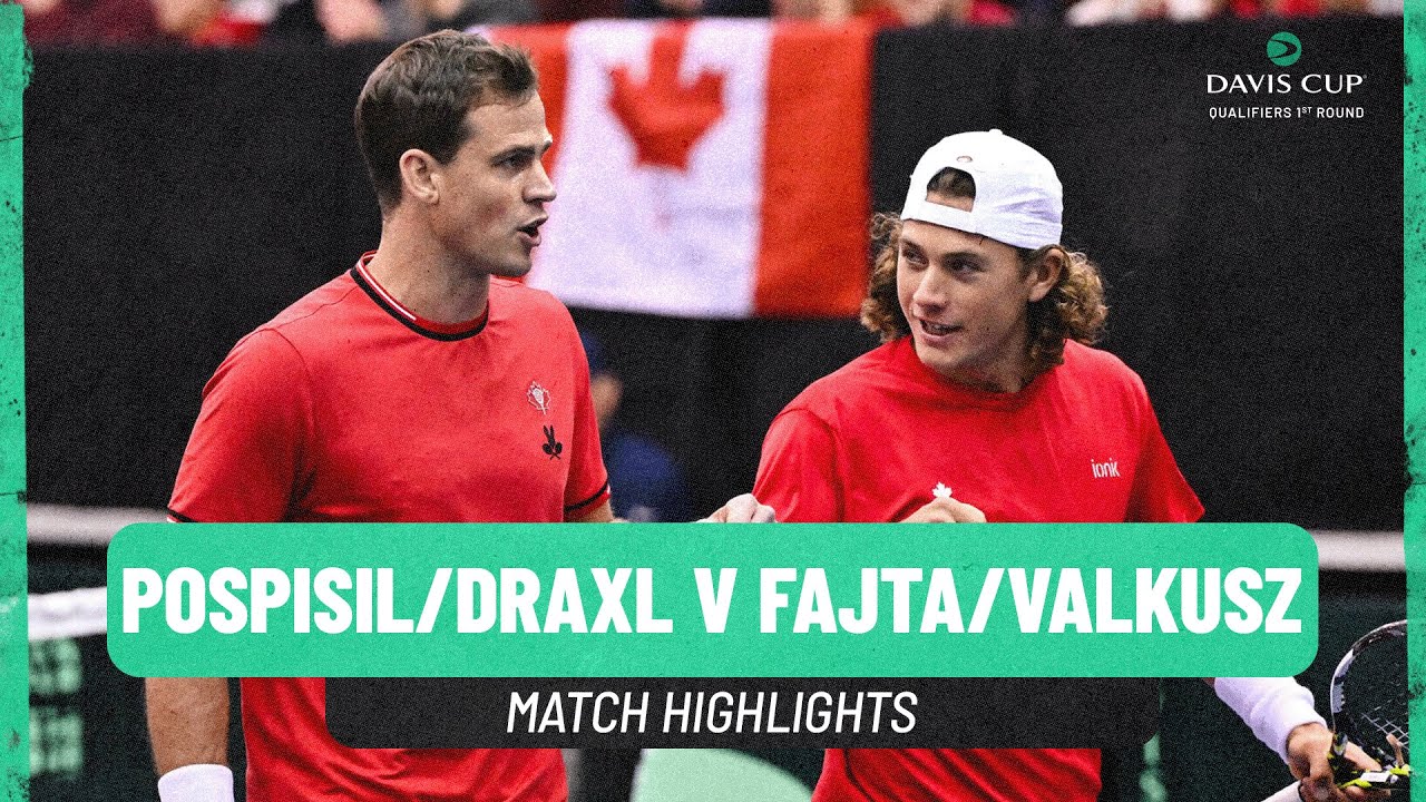 Draxl/Pospisil v Valkusz/Marozsan | Canada v Hungary | 2025 Davis Cup Qualifiers Match Highlights