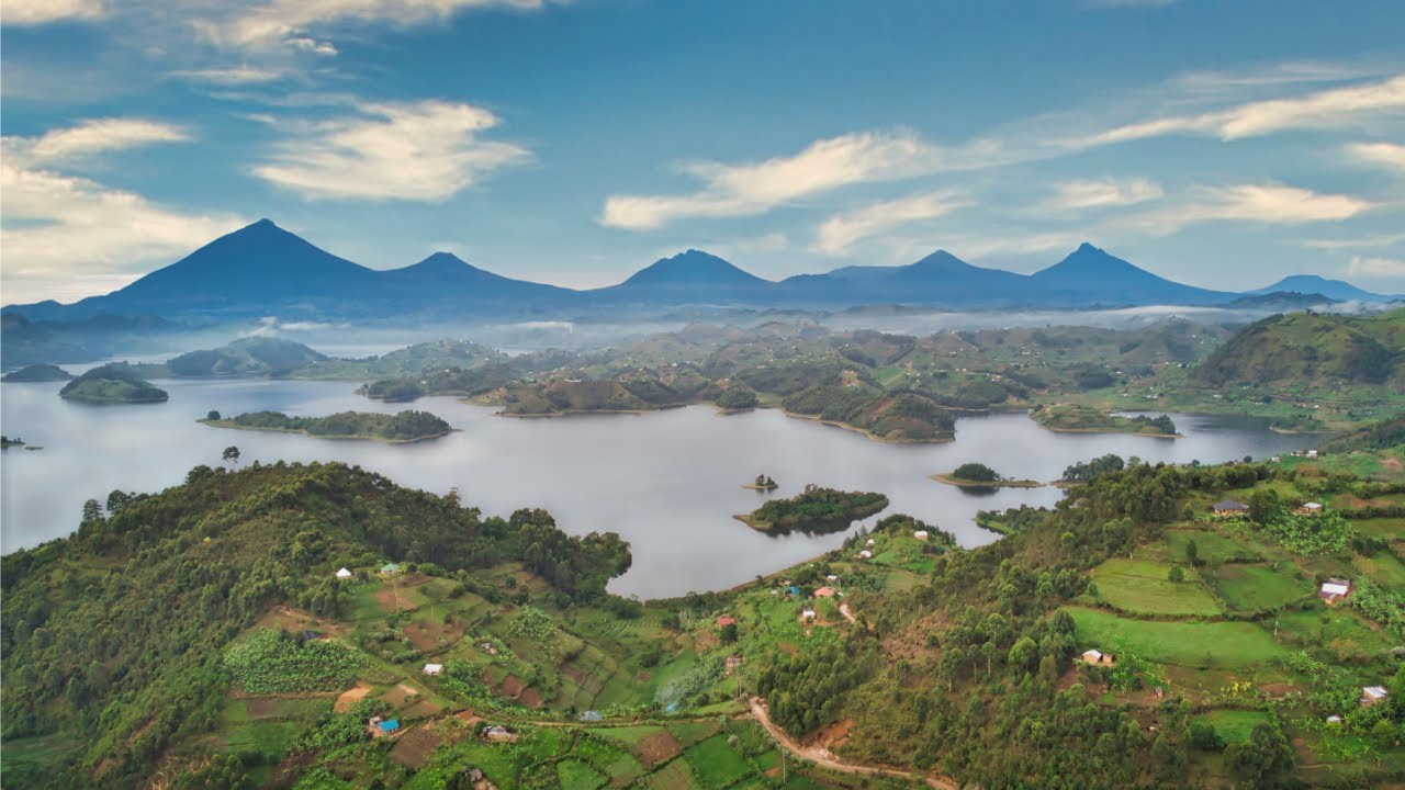 Mooiste uitzicht van Oeganda, Afrika | Mutanda Lake Resort