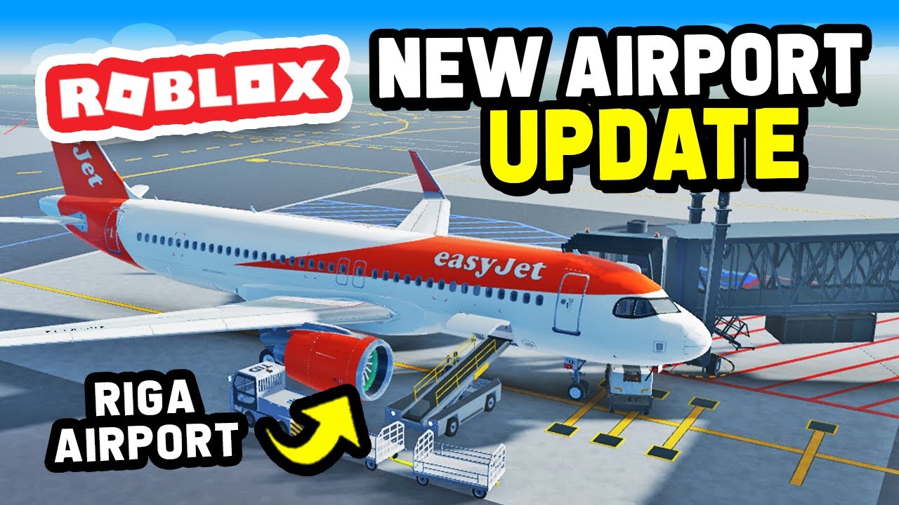BRAND NEW AIRPORT UPDATE in Roblox Ground Crew Simulator Game