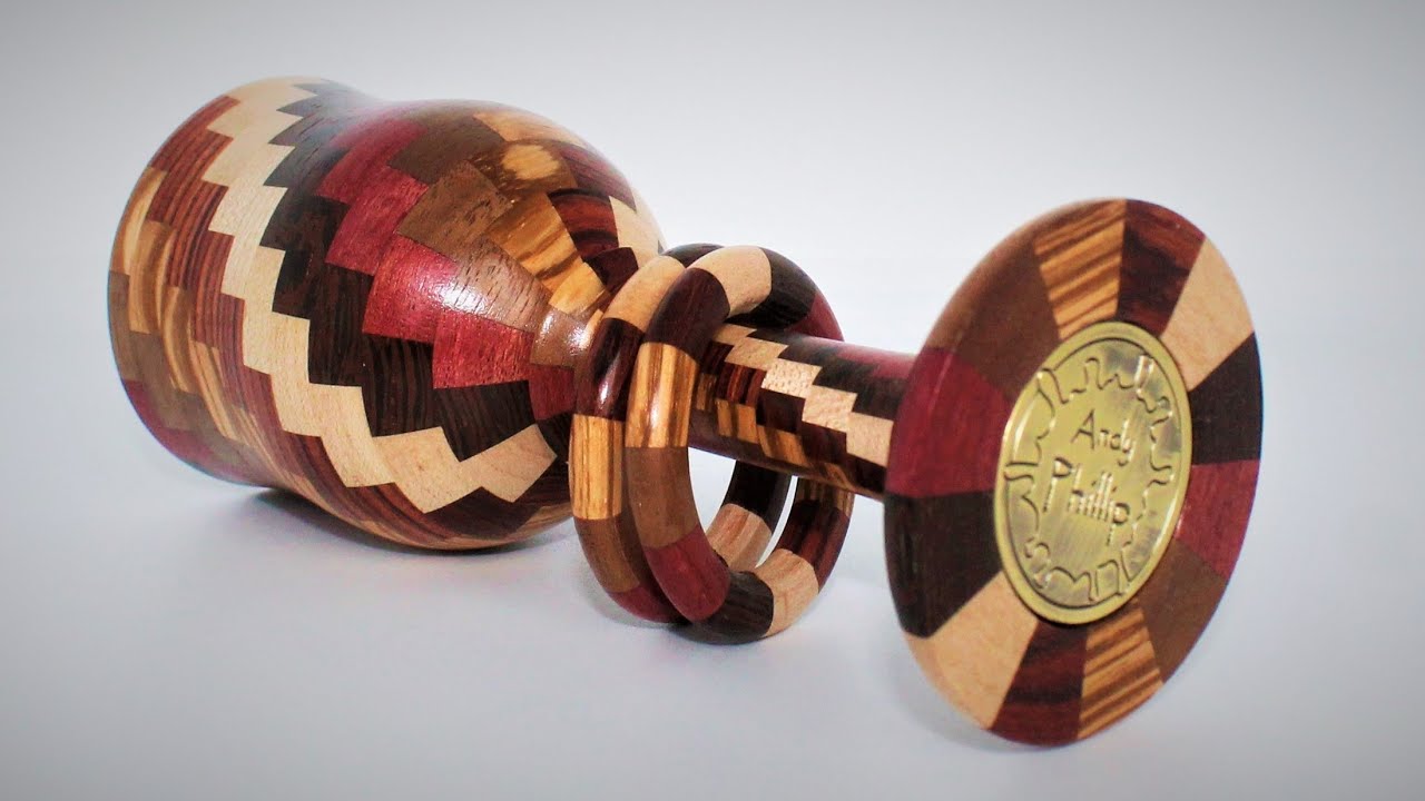 Woodturning - A Segmented Goblet
