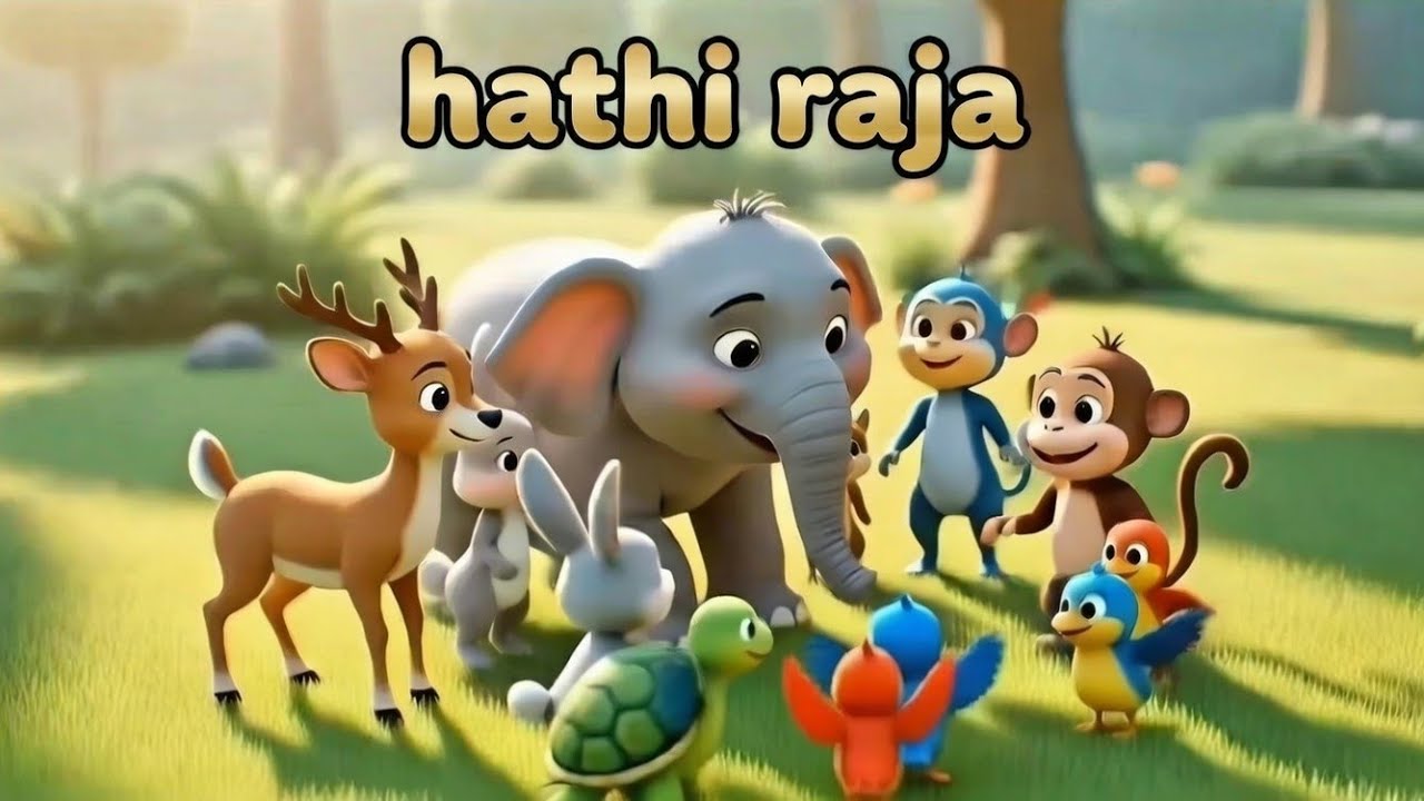 Hathi Raja Nursery Rhymes | हाथी राजा | ComeHereKids_0 - Hindi 