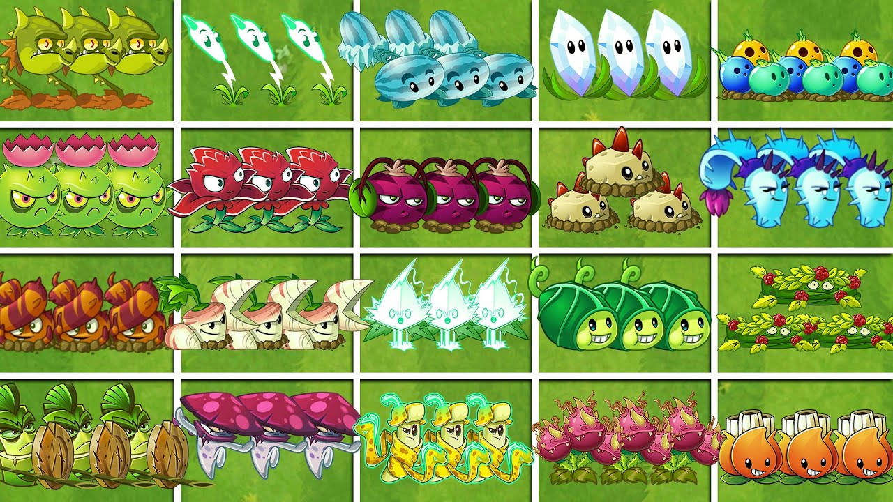 PVZ 2 Random 20 Teams, 3 Plants Each! Which Team Plant Will Win? PVZ 2 Team Plant Vs Team Plant