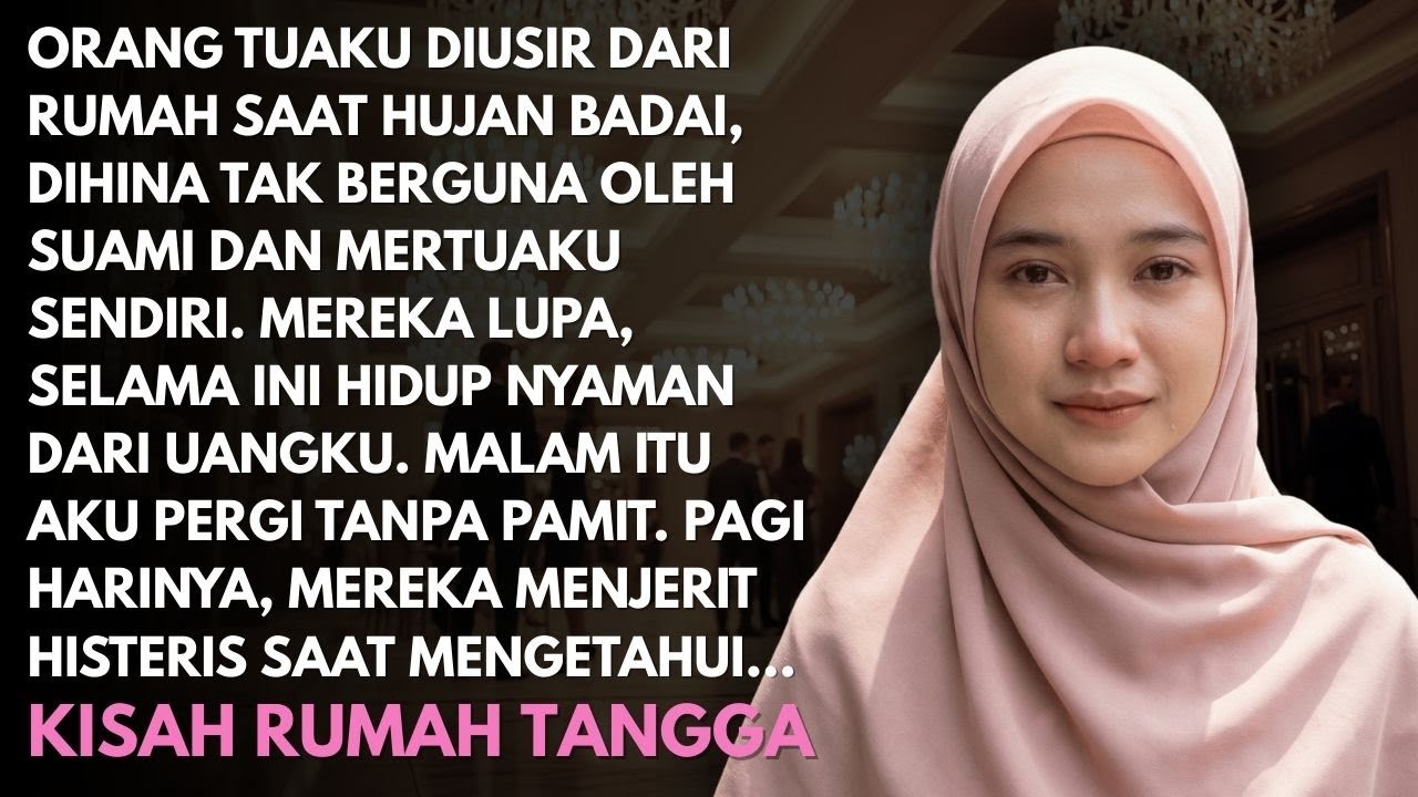 ORANG TUAKU DIUSIR SAAT HUJAN, SUAMI DAN MERTUA MENGHINA. MEREKA LUPA HIDUP NYAMAN DARI UANGKU