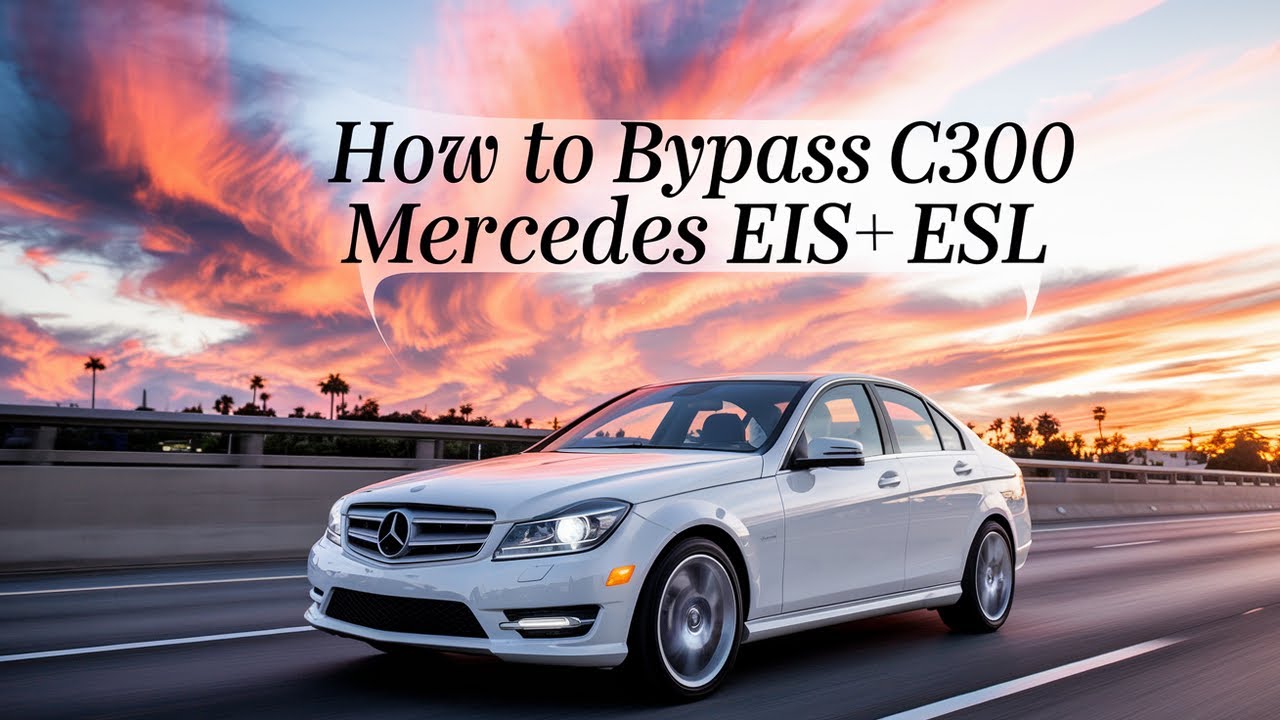 2009-2013 C300 Mercedes How To Bypass The EIS, ESL | No Start No Crank Easy &ldquo;Fix&rdquo;