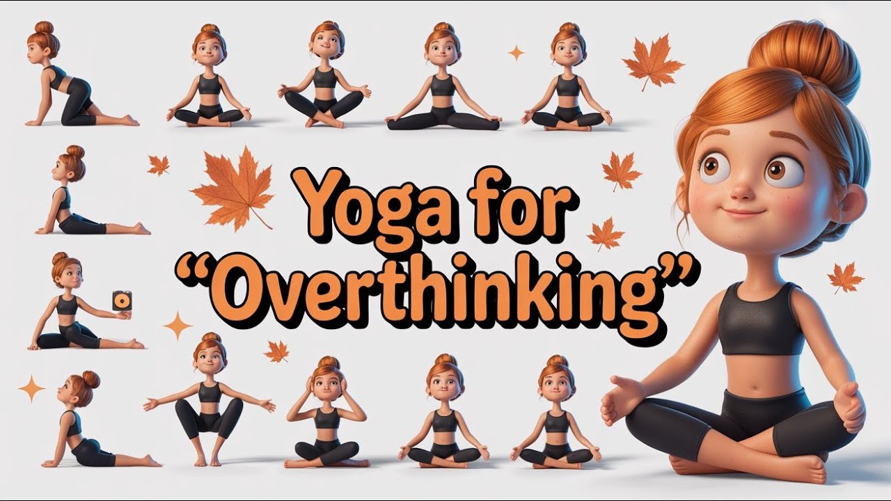 Calm Mind Yoga for Kids | Relax & Stop Overthinking 🌸