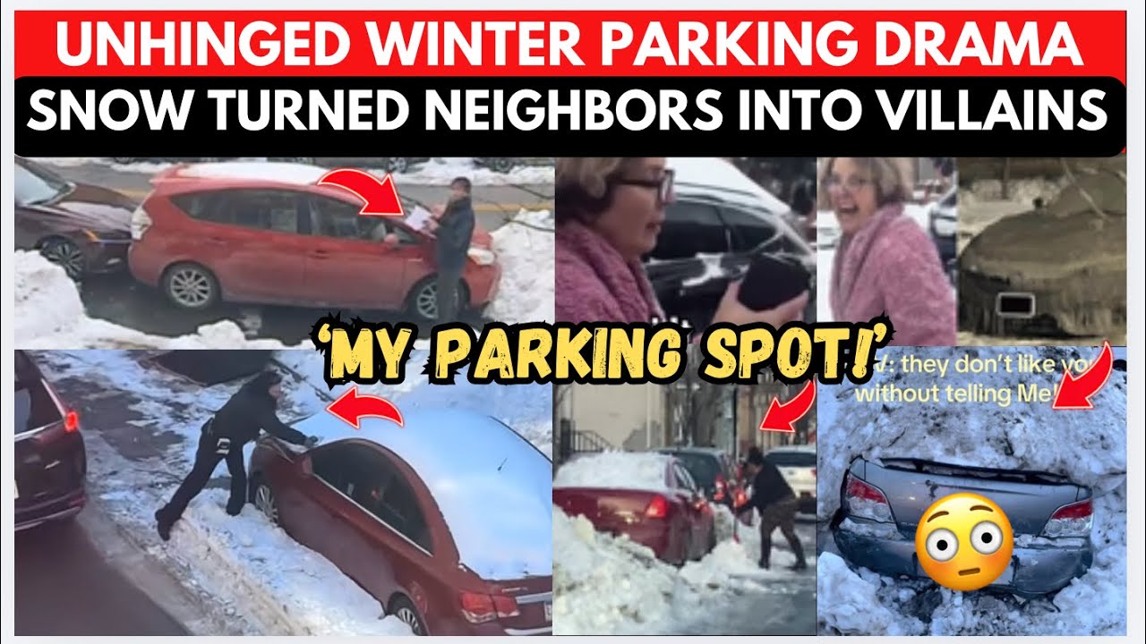 Neighbors Stealing Parking Spots Like it&rsquo;s A Sport😂🥶WINTER Compilation 