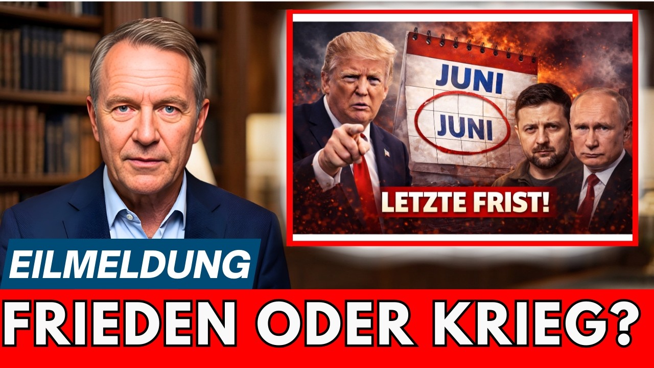🚨 Trump setzt Ukraine & Russland JUNI-FRIST – Friedensdeal oder TOTALER KRIEG?