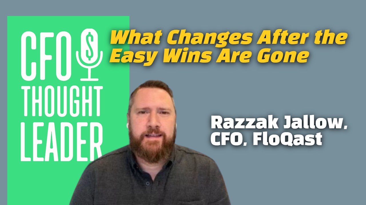 What Changes After the Easy Wins Are Gone | Razzak Jallow, CFO, FloQast