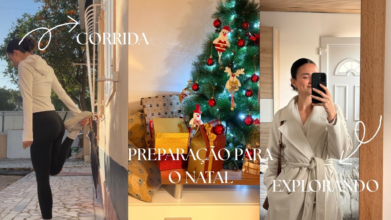 💖 MINHA 2º SEMANA EM PORTUGAL 🇵🇹 - corrida, WOK, preparação para o natal