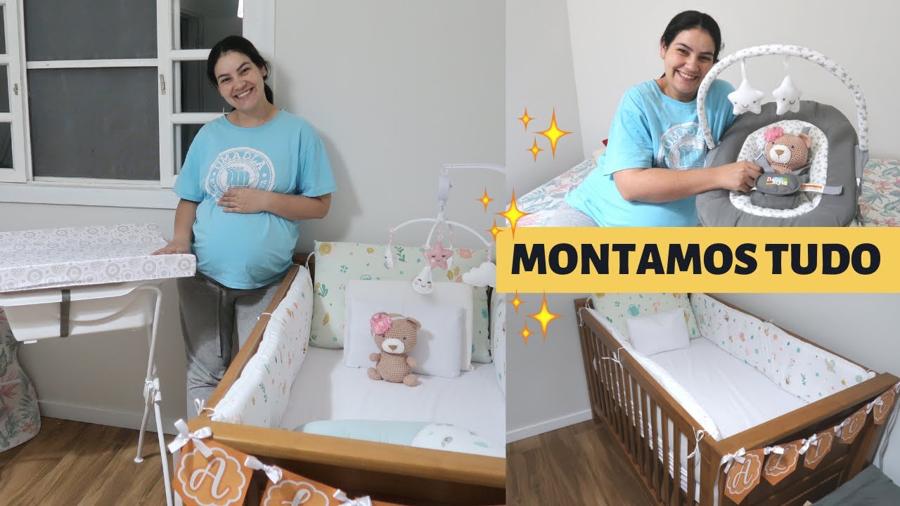 ABRINDO E MONTANDO OS ÚLTIMOS  DETALHES DO QUARTO DO BEBÊ