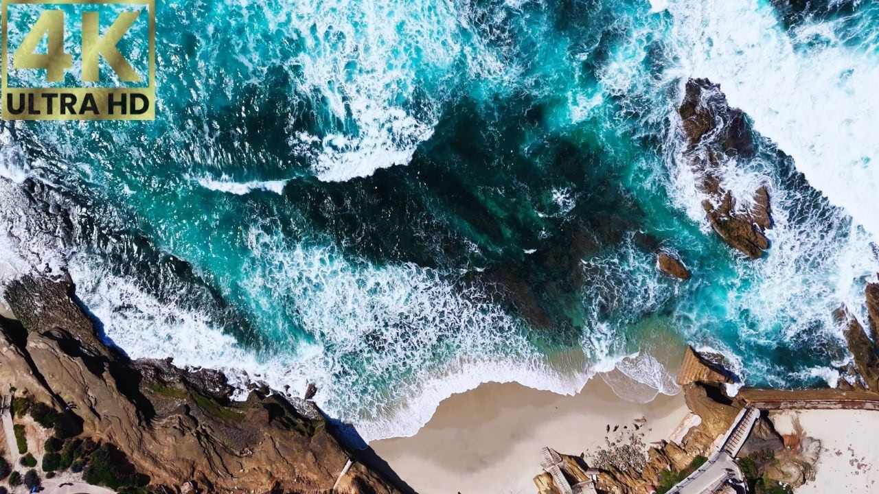 Piano Ocean Ambience | Mesmerizing Waves for Focus & Flow | 3 Hours