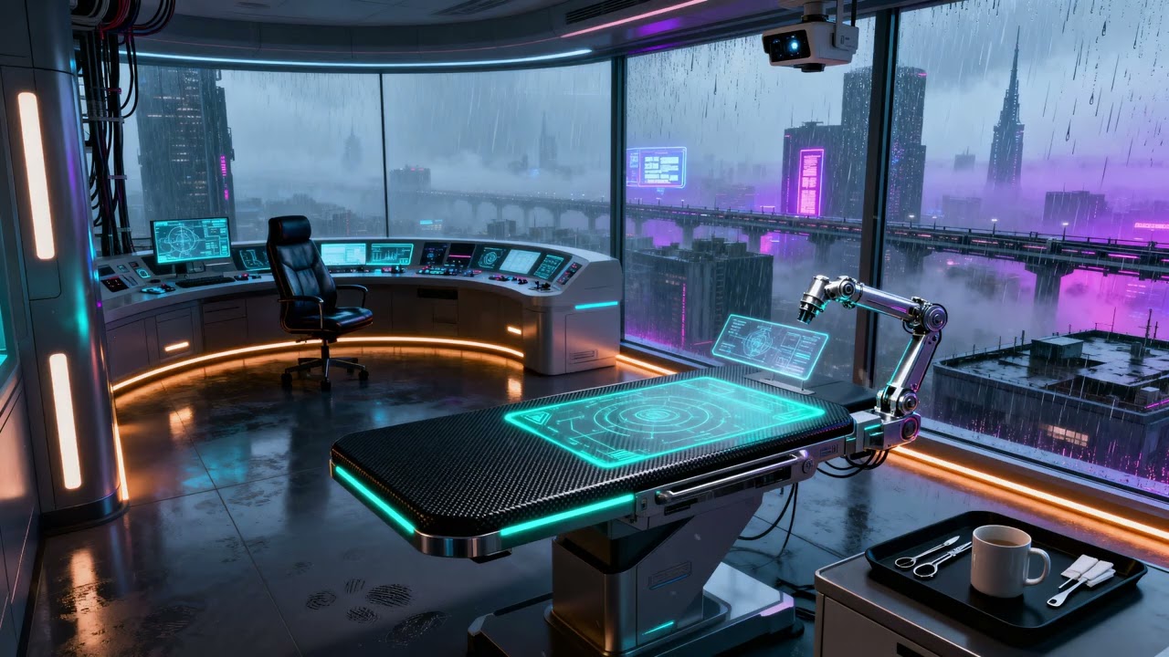 Cybernetic Ops Room Ambience | Futuristic Sci-Fi Soundscape