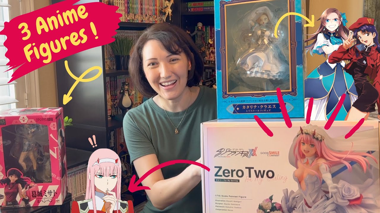 Figure Haul & Unboxing for 3 figures! || Zero Two Wedding dress figure left me in awe!