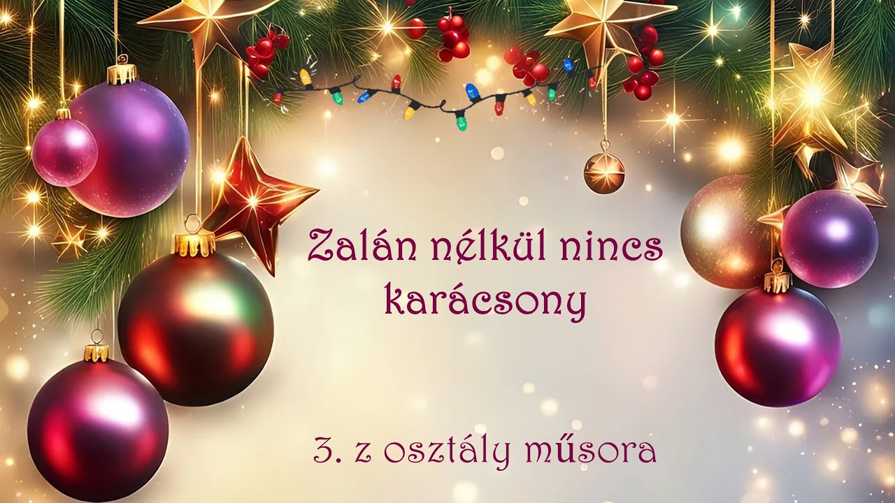 Zalán nélkül nincs karácsony