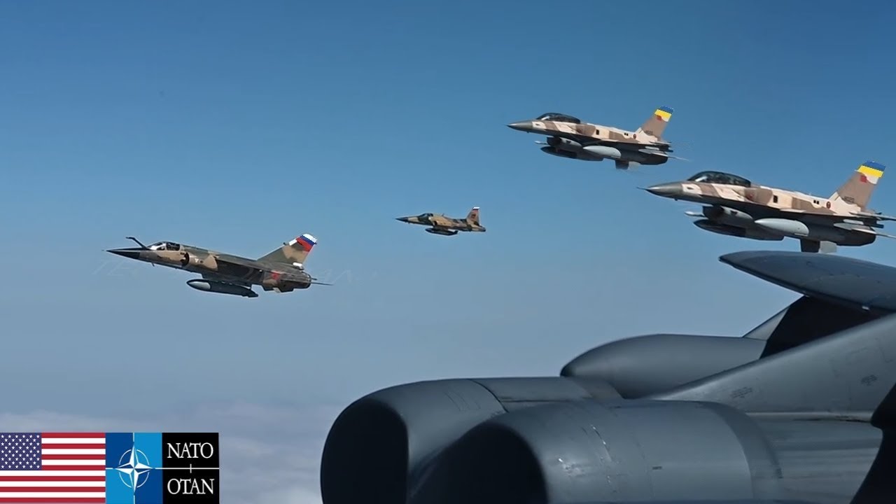 Ukrainian Female F-16 Pilot Courageously Intercepts Russian Fighter Jet